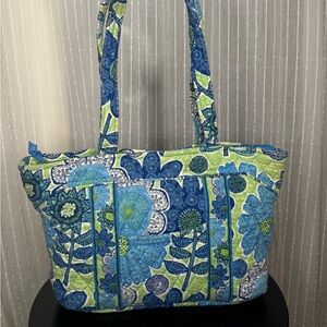 Vera Bradley Doodle Daisy Campus Tote